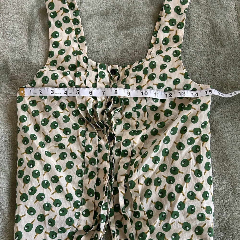 Anthropologie Postmark Ping Pong Olea Paddle Tank Top - Picture 3 of 5